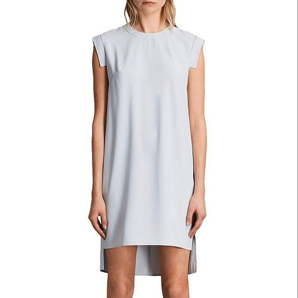 ALLSAINTS | Tonya Stitched Shift Dress - Picture 2 of 8